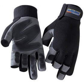 BLAKLADER Mitaines 3 doigts noir/gris - 2233