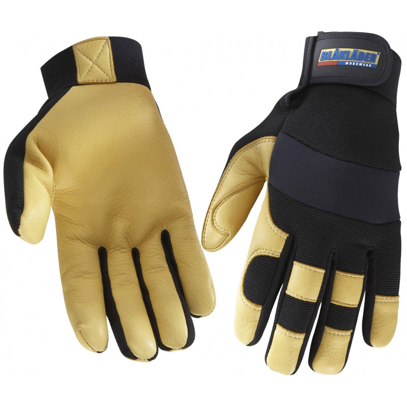 Gants de travail Hiver Isolé Neige Gant en cuir résistant au froid  Imitation thermique épaisse - Poignée supplémentaire Flexible Chaud pour  travailler par temps froid