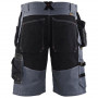 BLAKLADER Short X1500 coton gris/noir - 1502