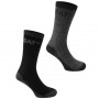 CATERPILLAR 2 paires de chaussettes hiver noir/gris - C723 THERMO