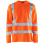 T-shirt manches longues haute visibilité anti-UV BLAKLADER 3381