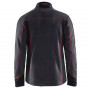 Veste micropolaire gris foncé/rouge BLAKLADER 4995