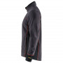 Veste micropolaire gris foncé/rouge BLAKLADER 4995