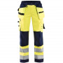 Pantalon de travail softshell femme haute visibilité BLAKLADER 7167