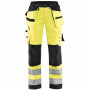 Pantalon de travail softshell femme haute visibilité BLAKLADER 7167