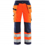 Pantalon de travail softshell femme haute visibilité BLAKLADER 7167