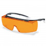 Surlunettes de protection orange Super F OTG UVEX 9169615