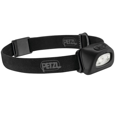 Lampe frontale PETZL Tactikka - Noire - Avec bandeau - Compatible