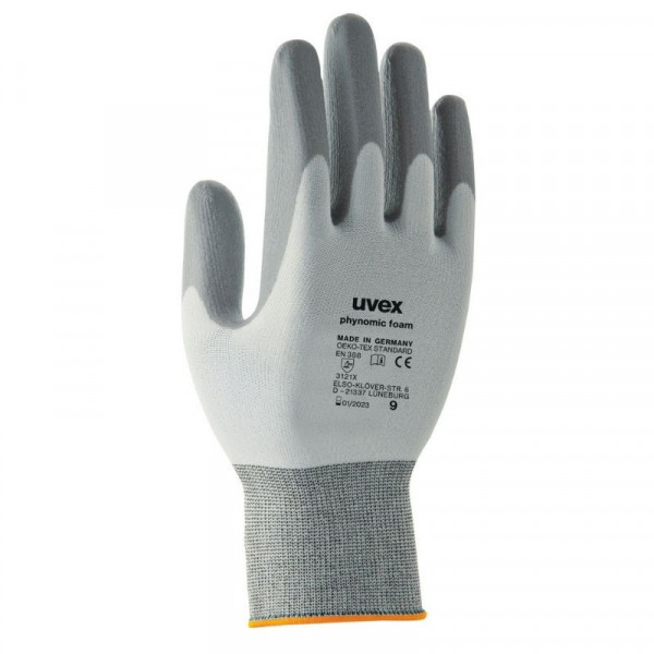 10 paires de gants de protection Phynomic Foam UVEX 60050