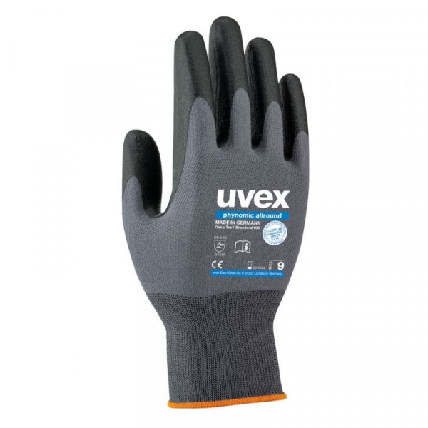 10 paires de gants de protection Phynomic Allround UVEX 60049