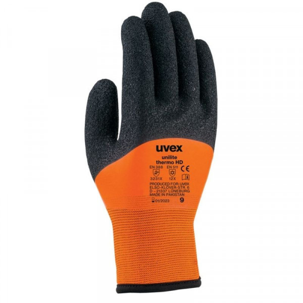 10 paires de gants de protection froid Unilite Thermo HD UVEX 60942