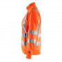 Sweat de travail zippé haute-visibilité femme BLAKLADER 3308