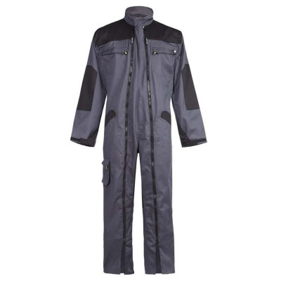 Salopette de travail homme noir / gris / vert taille 60