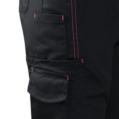 Pantalon de travail multipoches haut de gamme avec genouillères fixes
