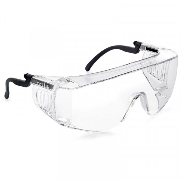 Surlunettes de protection incolores Squale Override OTG BOLLE SAFETY SQUPSI