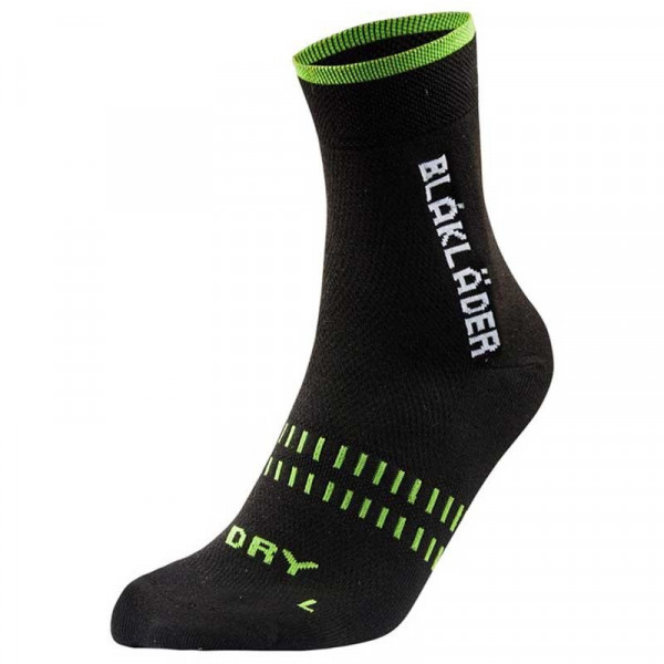 BLAKLADER Chaussettes DRY noir/vert (Pack x2) - 2190