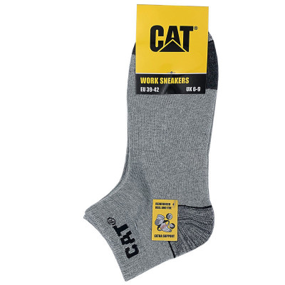Paires de chaussettes noir/gris worksneakers mix cat 250a caterpillar
