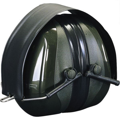 Casque anti-bruit serre-tête pliable vert peltor optime ii h520f 3m