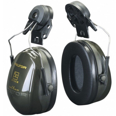 Coquilles anti-bruit vertes pour casque peltor optime ii h520p3 3m