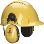 Coquilles anti-bruit jaunes pour casque peltor optime i h510p3 3m