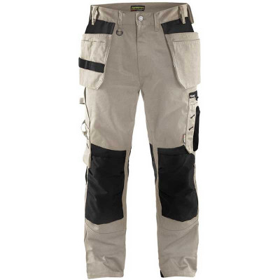 Pantalons de Sécurité Vêtements de Travail pour Les Jardiniers 46 avec Genouillère Intégrée TMG® Pantalon de Travail pour Hommes Vert XS-7XL 