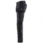 Pantalon stretch 4d poches flottantes x1900 19981644 blaklader
