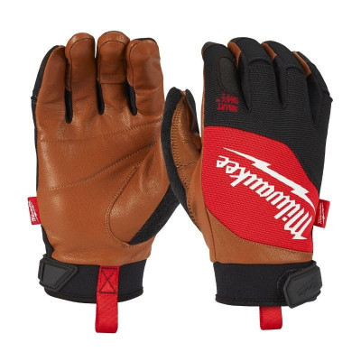 MILWAUKEE  Gants de travail en cuir hybrides