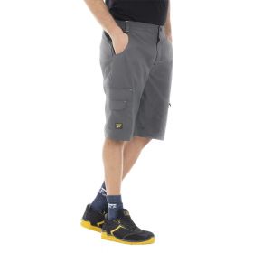 North Ways Bermuda De Travail Hugues Gris/Noir - Confort Et Résistance Pour Homme