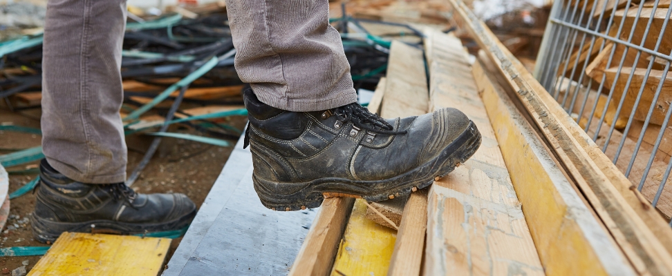 Chaussures de sécurité au travail