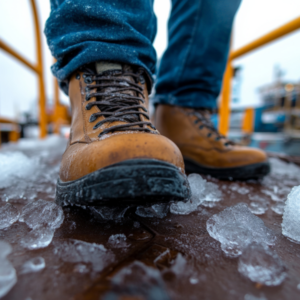 Chaussures de sécurité hivernales normées CI, sol humide et froid